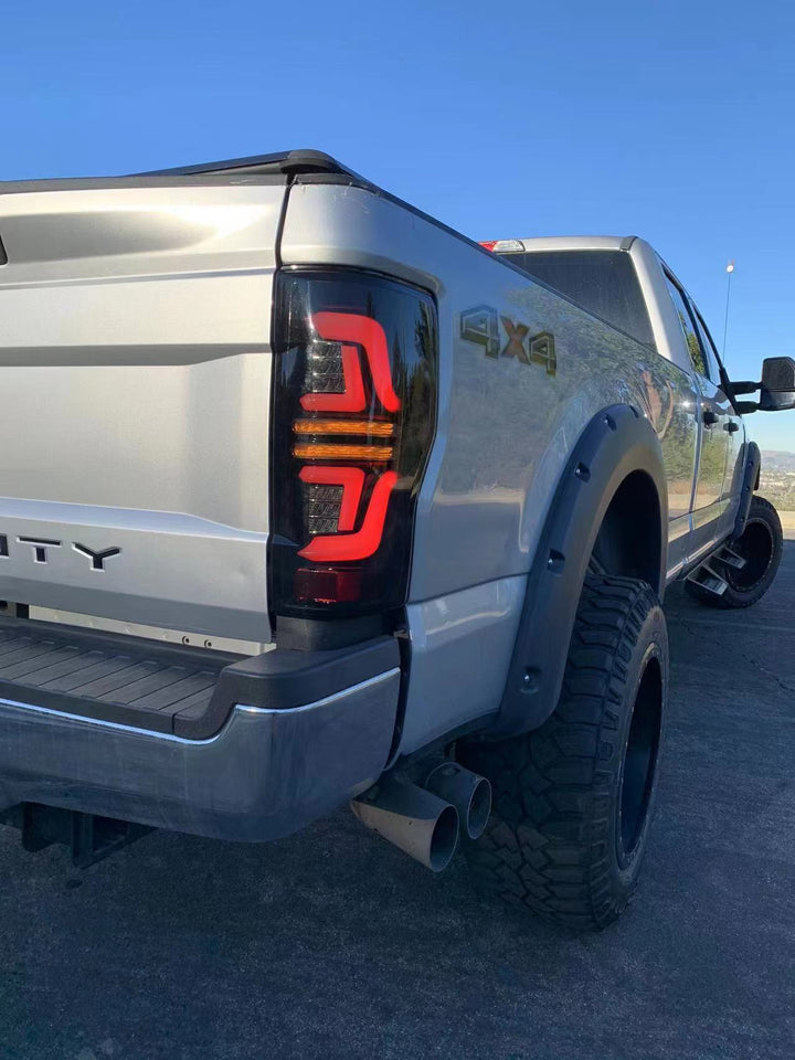 17-19 Ford Super Duty PRO-Series LED Tail Lights Red Smoke | AlphaRex