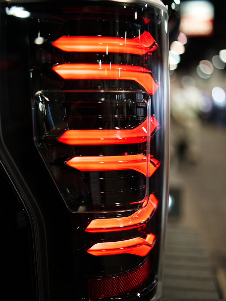 17-22 Ford Super Duty LUXX-Series LED Tail Lights Alpha-Black – AlphaRex