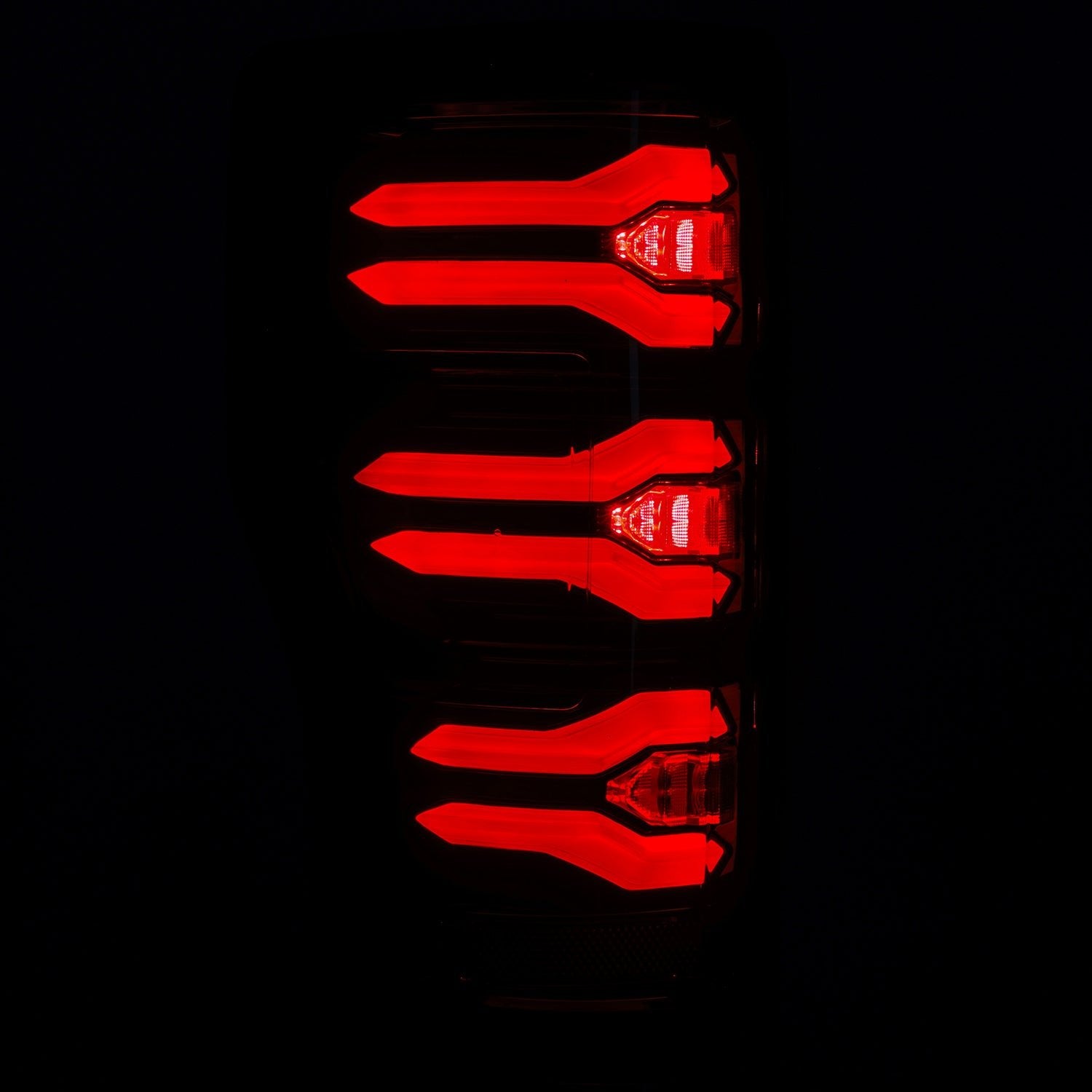 Ford Luton Rear Light 17-22 Ford Super Duty LUXX-Series LED Tail Lights Black-Red – AlphaRex