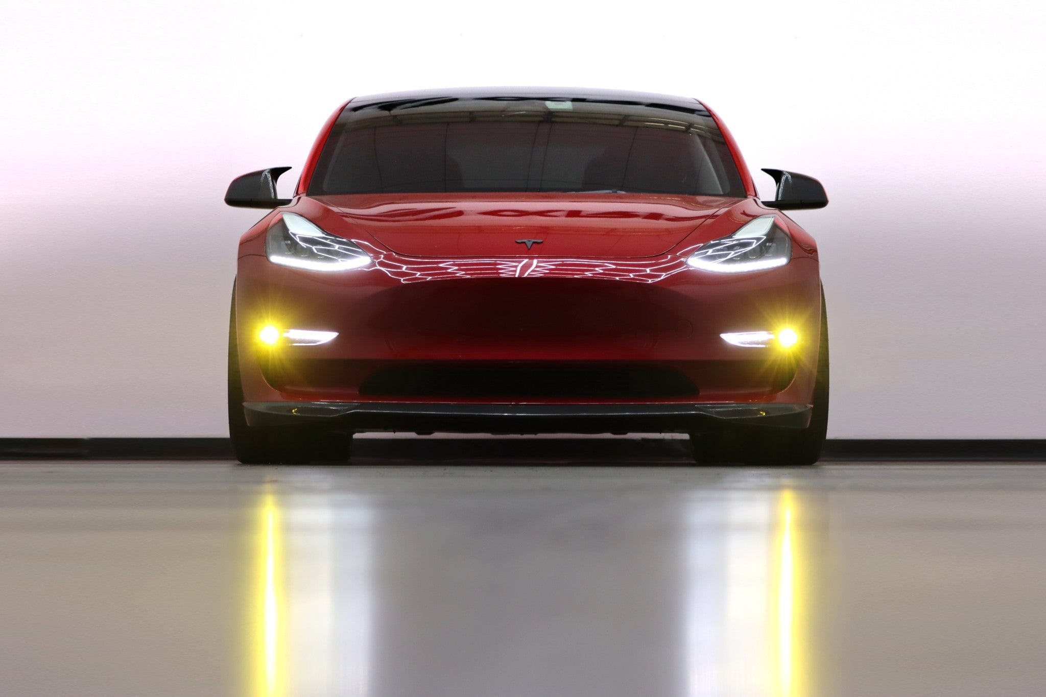 17 23 Tesla Model 3 20 24 Model Y DoubleTap Dual Color LED Projector Fog Lights No Decoder for Stock Projector Headlights or Using AlphaRex Nova