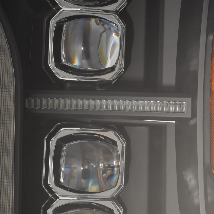 18-20 Ford F150 (MK II 14th Gen Style) NOVA-Series LED Projector Headlights Black | AlphaRex