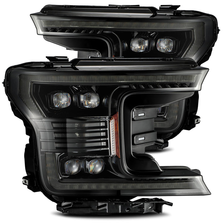 18-20 Ford F150 NOVA-Series LED Projector Headlights Alpha-Black | AlphaRex