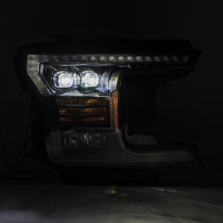 18-20 Ford F150 NOVA-Series LED Projector Headlights Black | AlphaRex