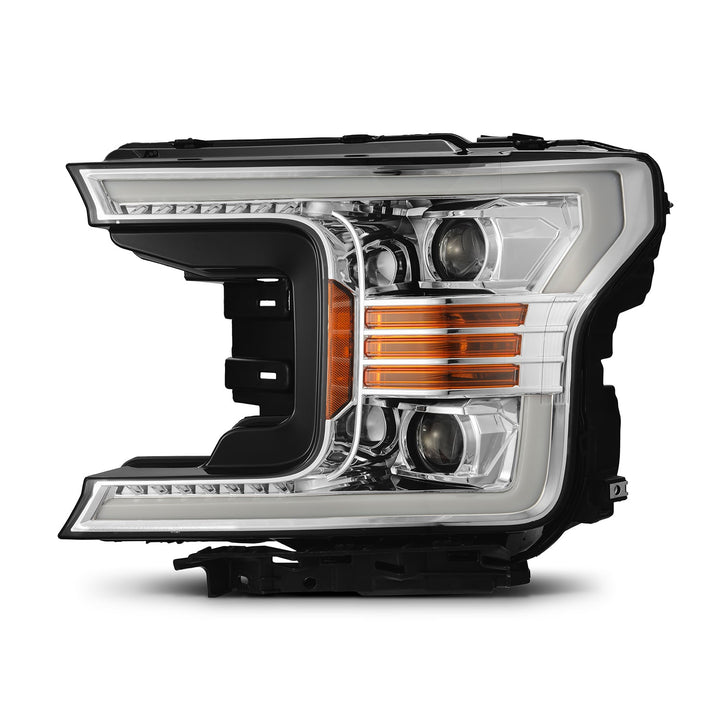 18-20 Ford F150 PRO-Series Halogen Projector Headlights Chrome | AlphaRex