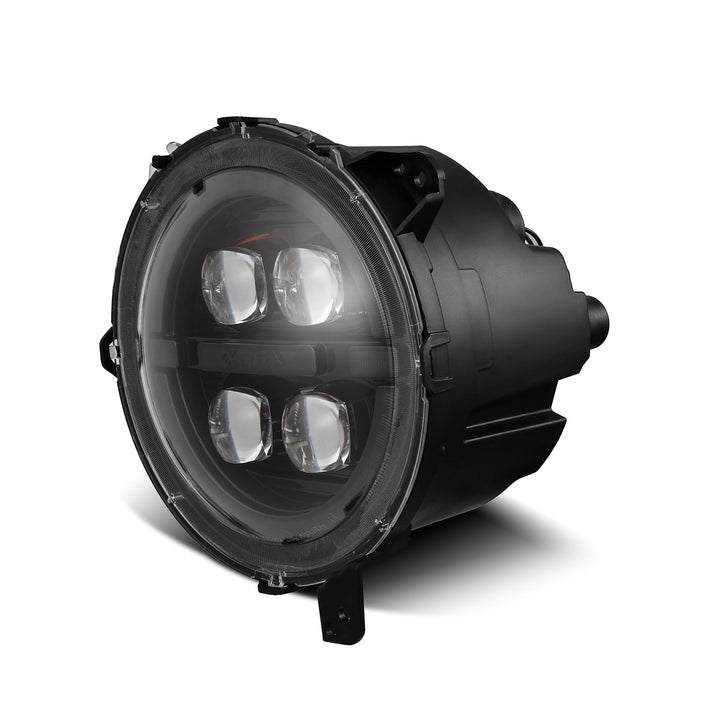 18-24 Jeep Wrangler JL/Gladiator JT NOVA-Series LED Projector Headlights Alpha-black | AlphaRex