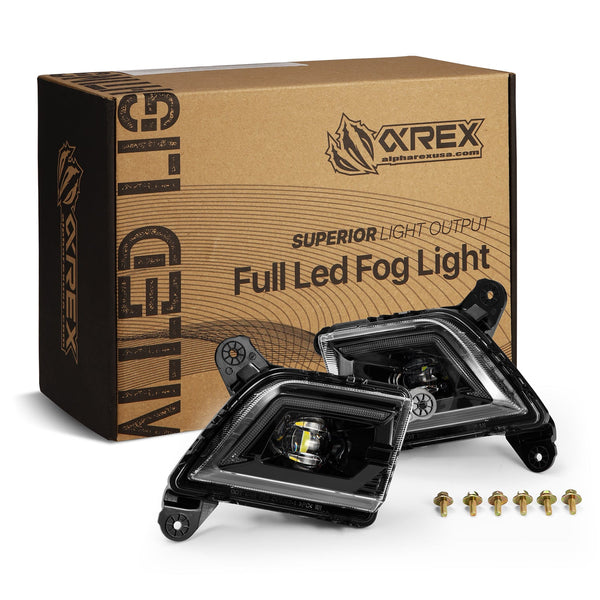 19-23 Chevrolet Silverado 1500/19-23 Chevrolet Silverado 2500HD/3500HD DoubleTap Dual Color LED Projector Fog Lights | AlphaRex