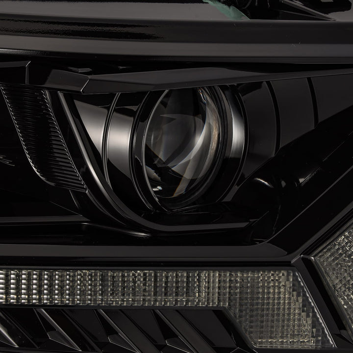19-23 Ford Ranger LUXX-Series LED Projector Headlights Alpha-Black | AlphaRex