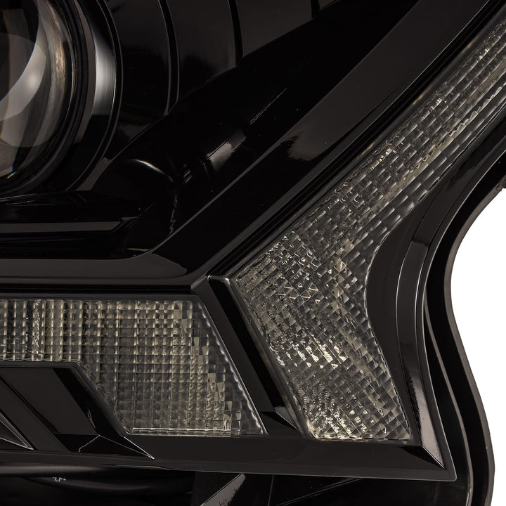 19-23 Ford Ranger LUXX-Series LED Projector Headlights Alpha-Black | AlphaRex