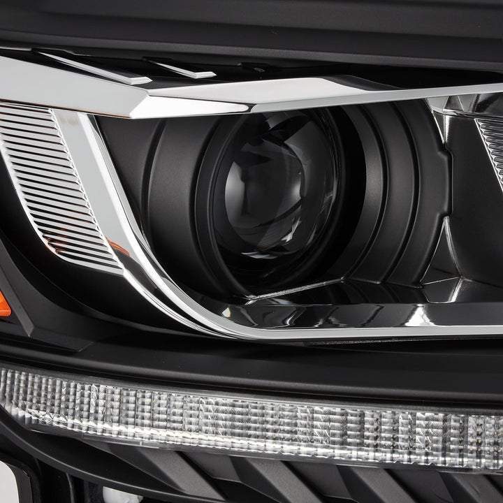 19-23 Ford Ranger LUXX-Series LED Projector Headlights Black | AlphaRex
