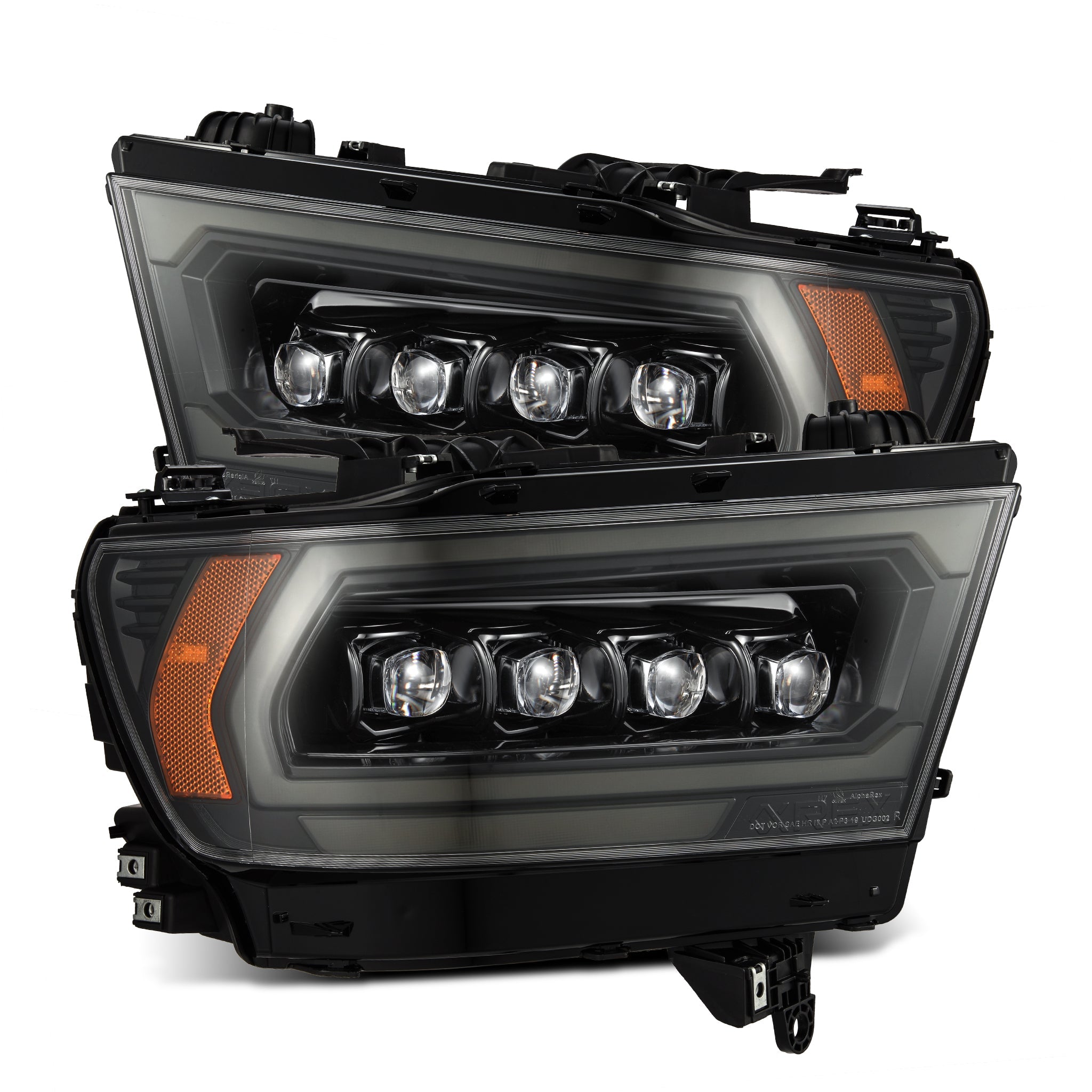 19-24 Ram 1500 (MK II 2500 Style) NOVA-Series LED Projector Headlights ...