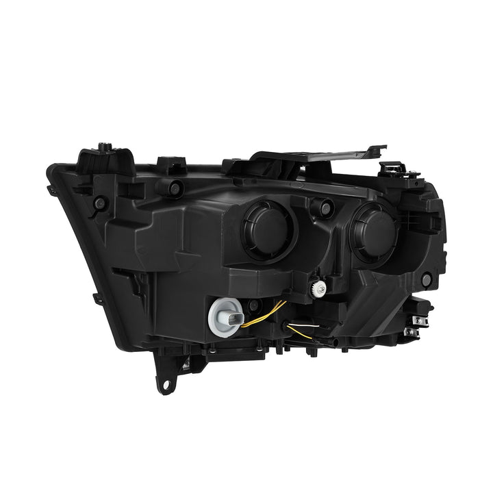 19-24 Ram 1500 (MK II 2500 Style) PRO-Series Halogen Projector Headlights Alpha-Black | AlphaRex