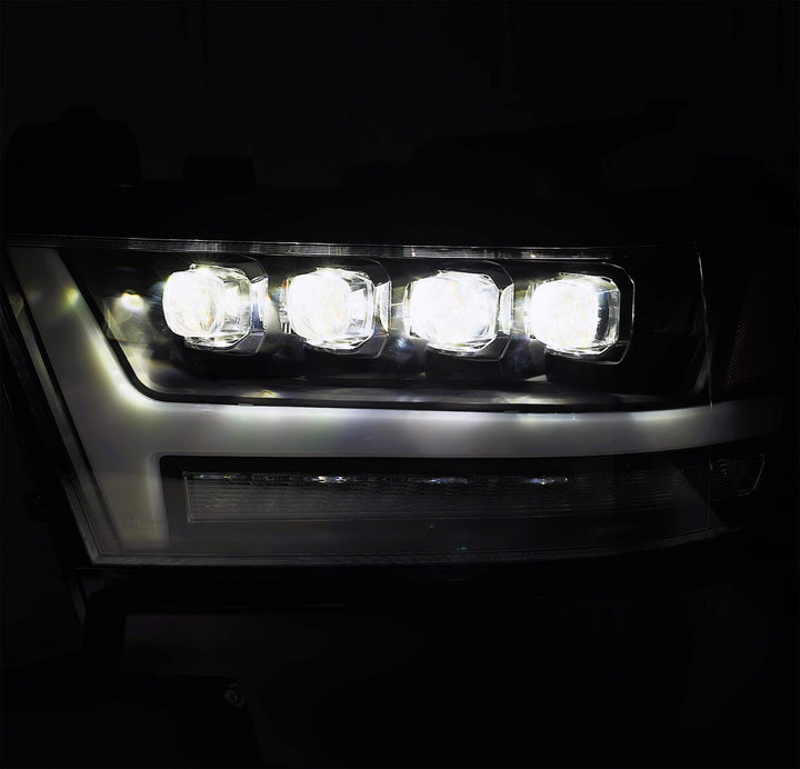 19-24 Ram 1500 NOVA-Series LED Projector Headlights Black | AlphaRex