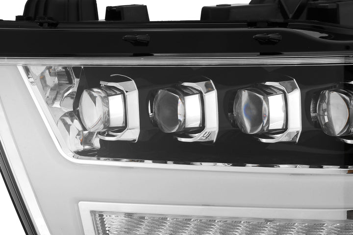 19-24 Ram 1500 NOVA-Series LED Projector Headlights Chrome | AlphaRex