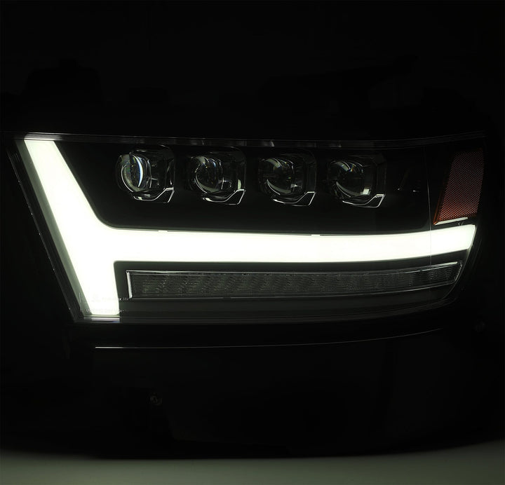 19-24 Ram 1500 NOVA-Series LED Projector Headlights Jet Black | AlphaRex