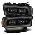 AlphaRex LUXX-Series LED Projector Headlights, Alpha-Black [880549] for 2019-2024 Ram 2500/3500 (6.7L Cummins I6 (Standard Output))