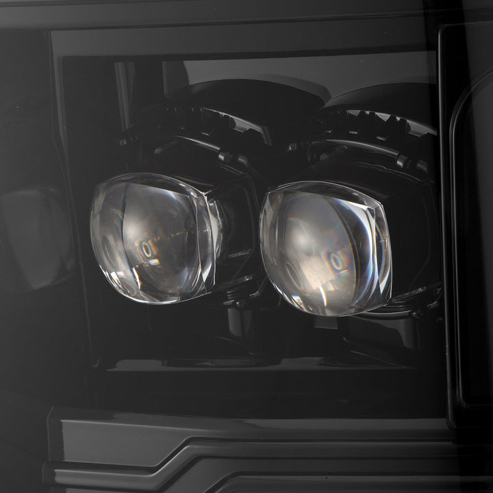 20-22 Ford Super Duty NOVA-Series LED Projector Headlights Alpha-Black | AlphaRex