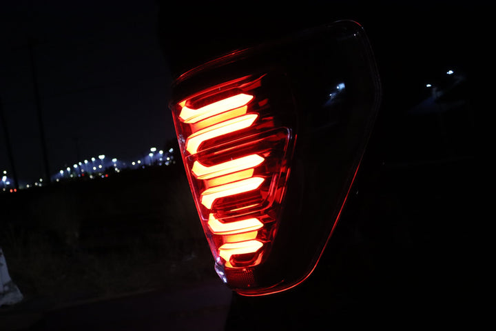 21-23 Ford F150 LUXX-Series LED Tail Lights Black | AlphaRex