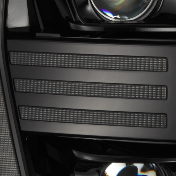 21-23 Ford F150 PRO-Series Halogen Projector Headlights Alpha-Black | AlphaRex