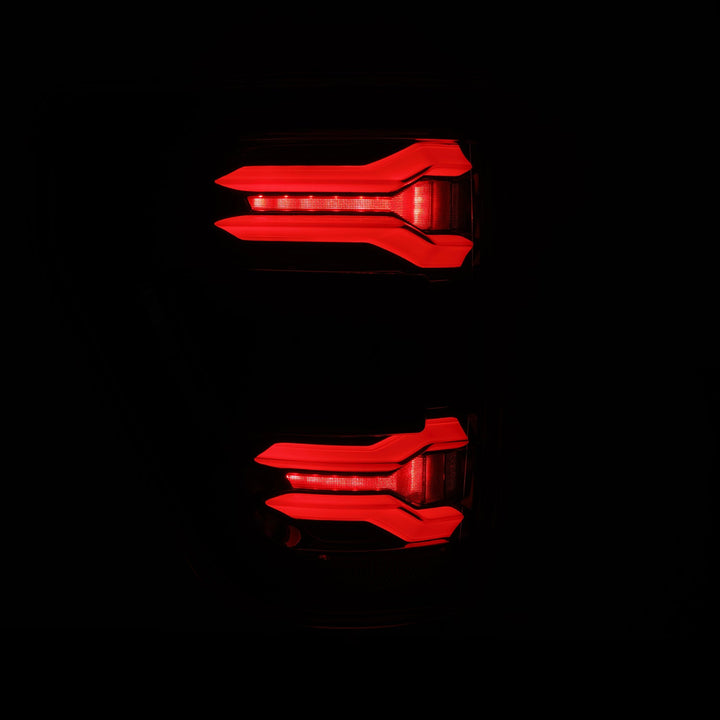 21-23 Ford F150 (wth BLIS) LUXX-Series LED Tail Lights Alpha-Black | AlphaRex