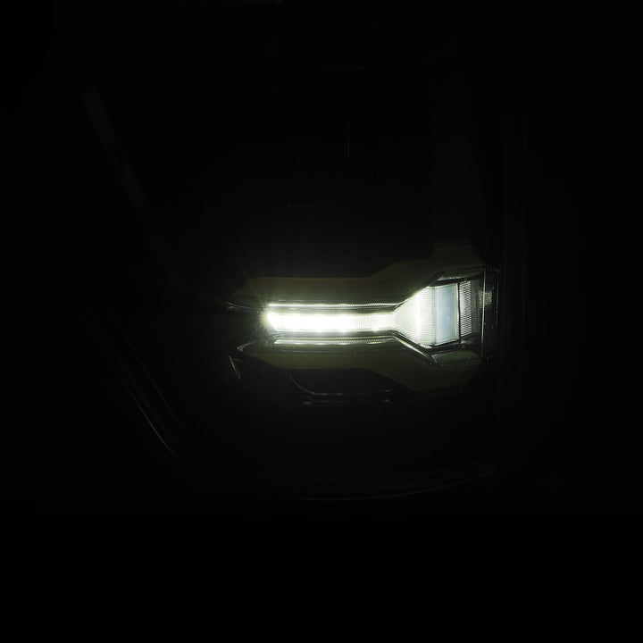 21-23 Ford F150 (wth BLIS) LUXX-Series LED Tail Lights Alpha-Black | AlphaRex