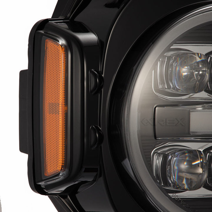 21-24 Ford Bronco / 22-24 Bronco Raptor NOVA-Series LED Projector Headlights Black | AlphaRex