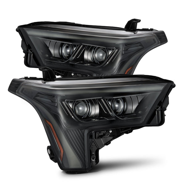 22-24 Toyota Tundra/Sequoia LUXX-Series LED Projector Headlights Alpha-Black | AlphaRex
