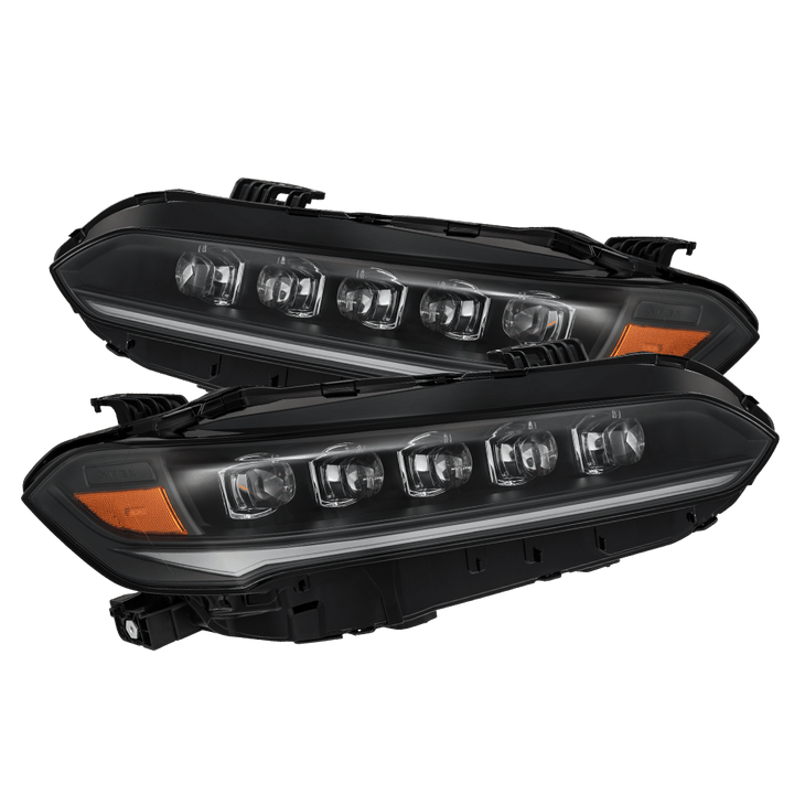 22-25 Honda Civic NOVA-Series LED Projector Headlights Black | AlphaRex