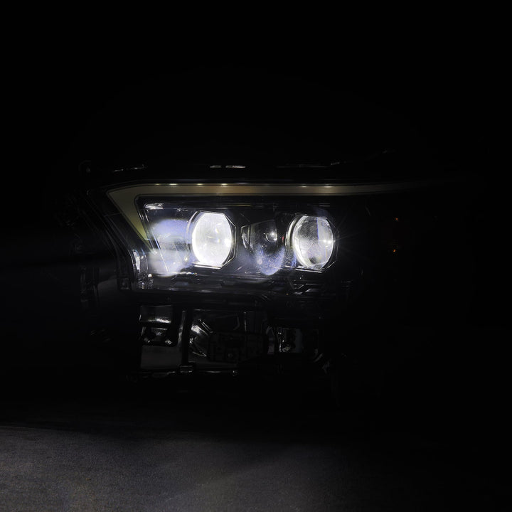 24-25 Toyota Tacoma / 25-up 4Runner OG-Style LUXX-Series LED Projector Headlights Alpha-Black | AlphaRex