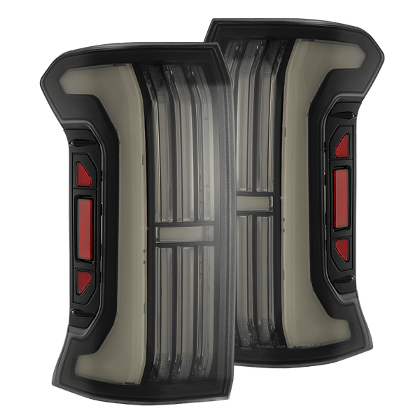 24 Toyota Tacoma NOVA-Series Prismatic LED Tail Lights Alpha-Black | AlphaRex