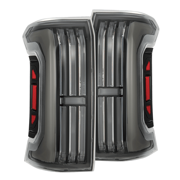 24 Toyota Tacoma NOVA-Series Prismatic LED Tail Lights Black | AlphaRex