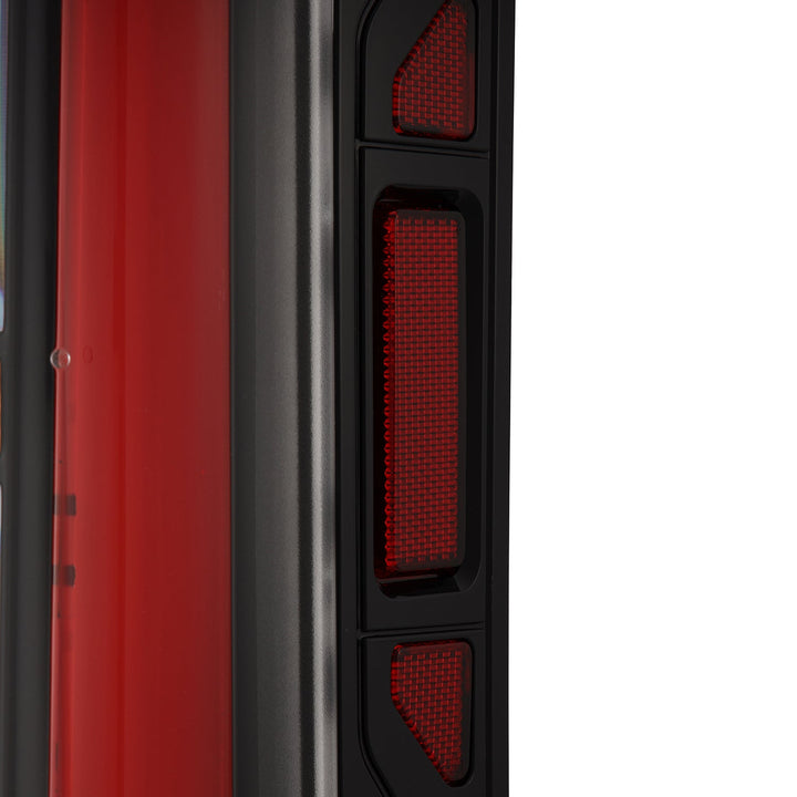 24 Toyota Tacoma NOVA-Series Prismatic LED Tail Lights Black-Red | AlphaRex