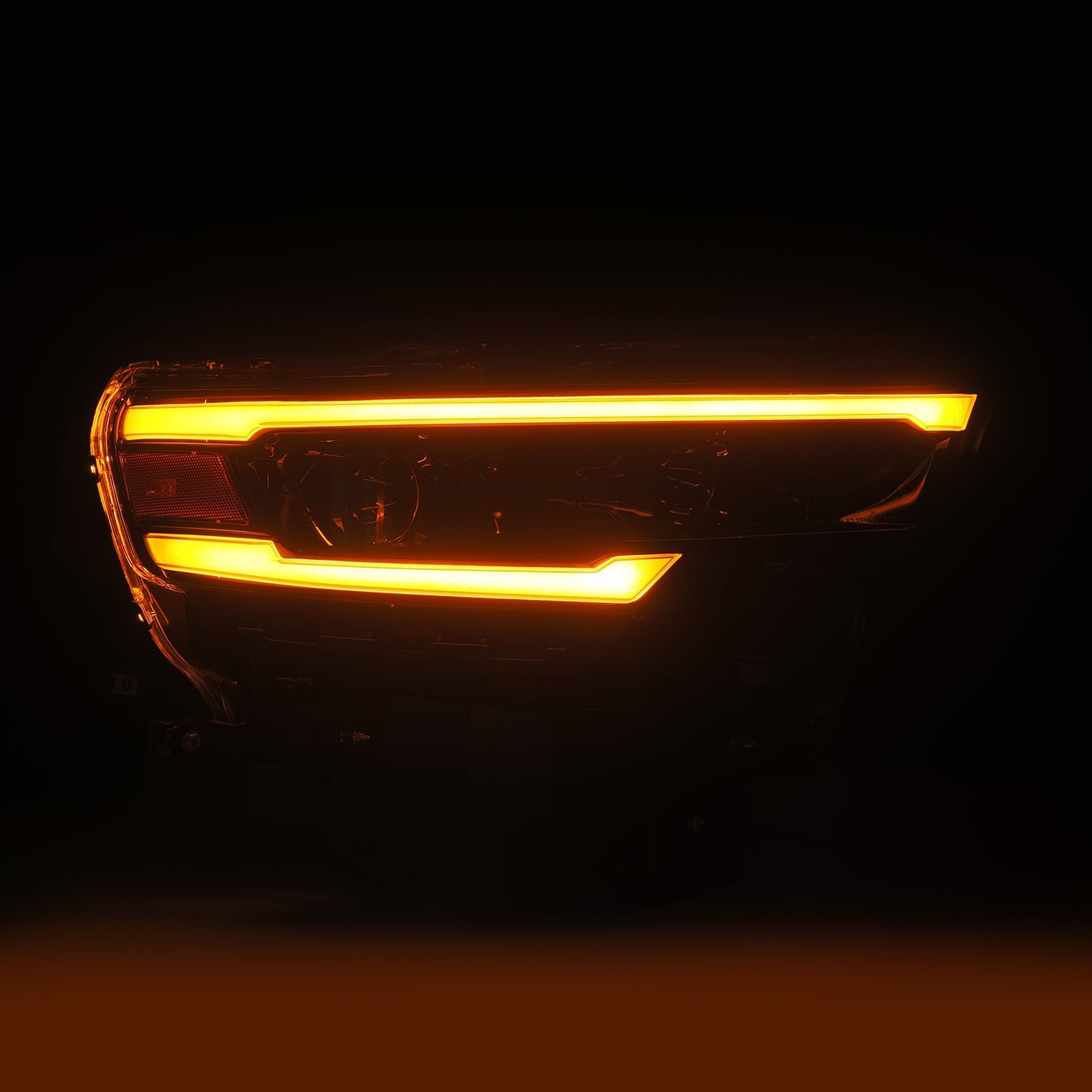 25-26 Ram 1500 LUXX-Series LED Projector Headlights Alpha Black