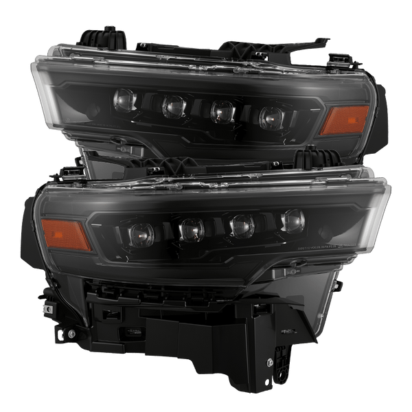 25-26 Ram 1500 NOVA-Series LED Projector Headlights Alpha-Black