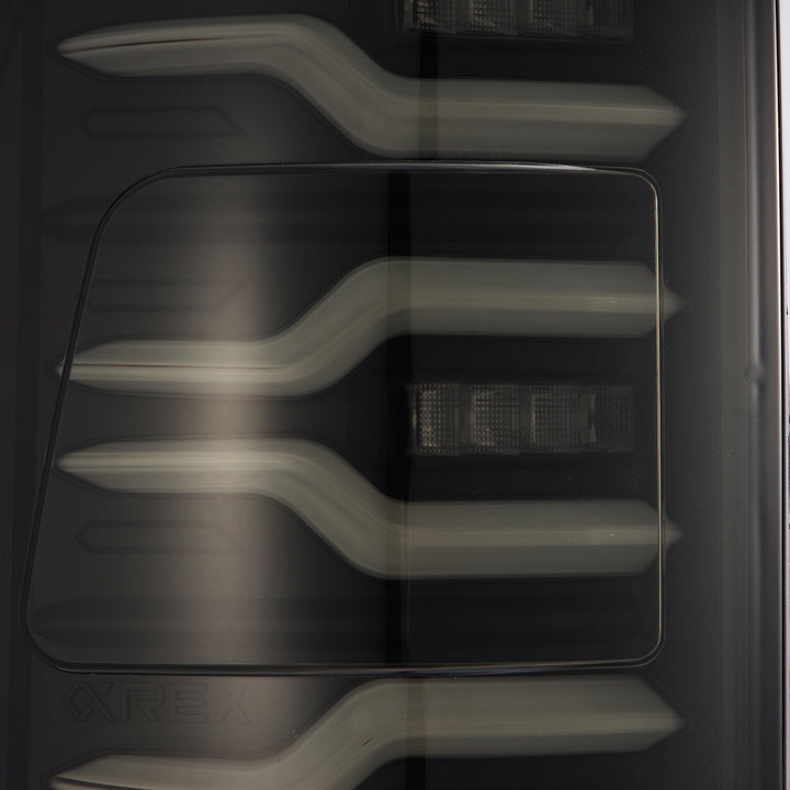 25 Ram 1500 LUXX-Series LED Tail Lights Black | AlphaRex