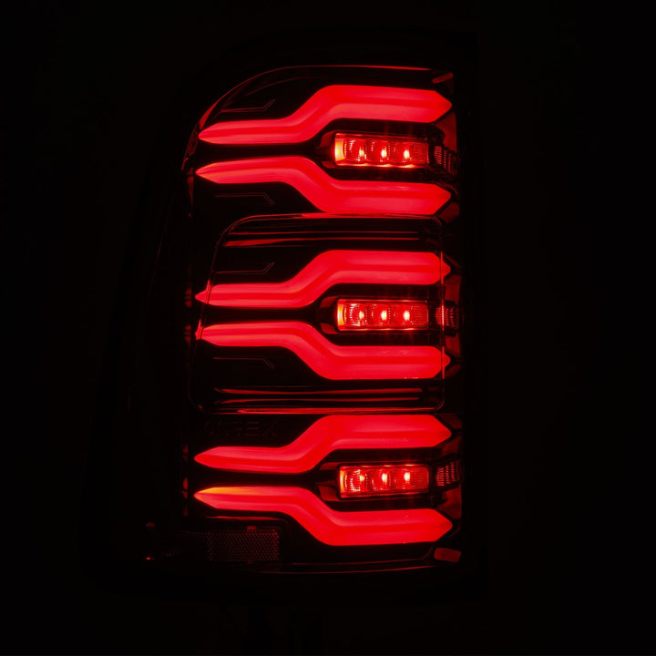 25 Ram 1500 LUXX-Series LED Tail Lights Black | AlphaRex