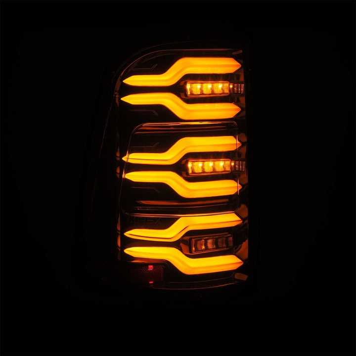 25 Ram 1500 LUXX-Series LED Tail Lights Black | AlphaRex