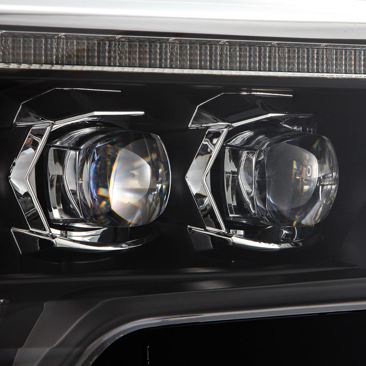 16-23 Toyota Tacoma MK II NOVA-Series LED Projector Headlights Black | AlphaRex