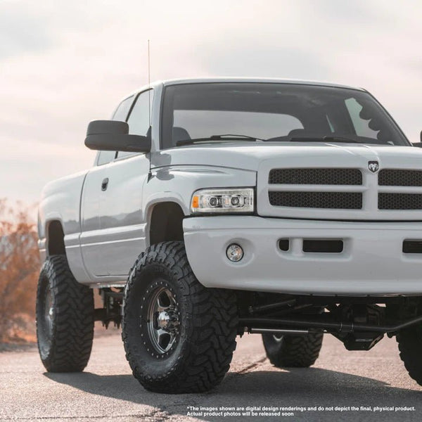 94-01 Dodge Ram 1500/94-02 Ram 2500/3500 LUXX-Series LED Headlights Chrome | AlphaRex