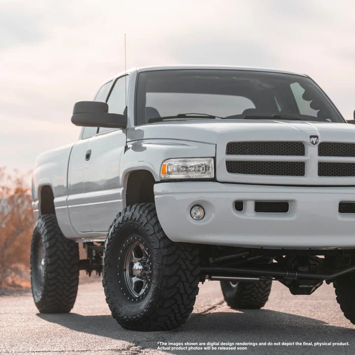94-01 Dodge Ram 1500/94-02 Ram 2500/3500 NOVA-Series LED Headlights Chrome | AlphaRex