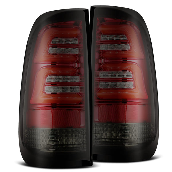 99-16 Ford Super Duty / 97-03 F150 PRO-Series LED Tail Lights Red Smoke | AlphaRex