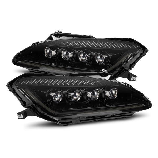 daylight スバル 99-09 Honda S2000 NOVA-Series LED Projector Headlights Alpha-Black