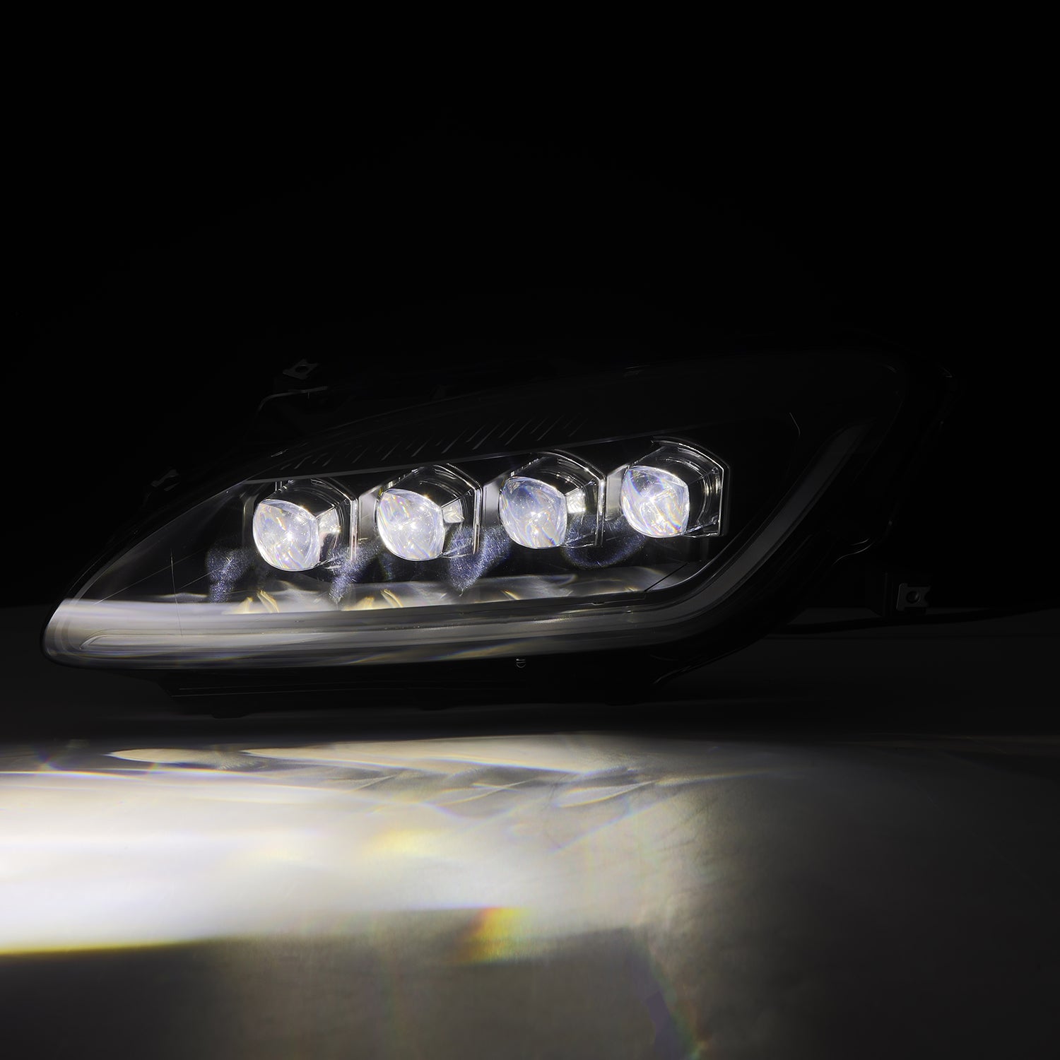 新品 AlphaRex NOVA LEDプロジェクターヘッドライト S2000 99-09 Honda S2000 NOVA-Series LED Projector Headlights Black