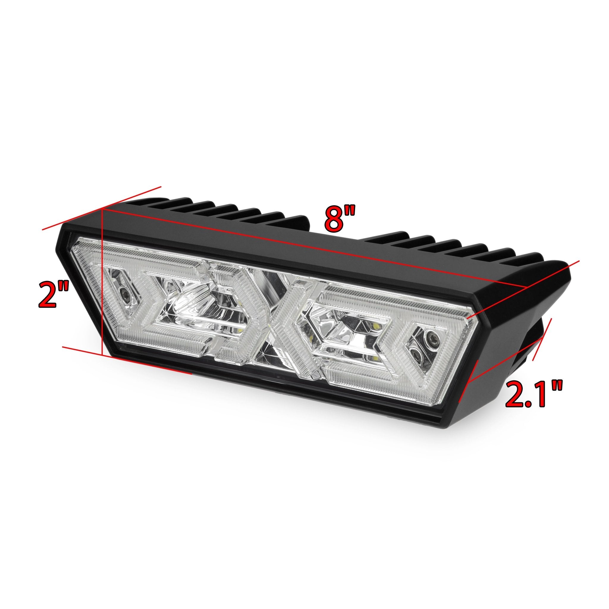 AlphaRex Arrow-X Multi-functional Off-Road Chase Light - Clear
