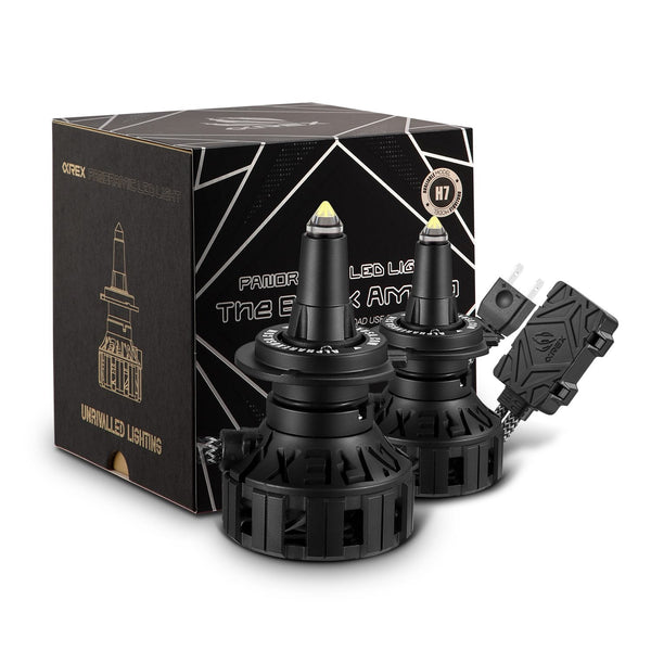 AlphaRex Black Ammo Panoramic LED light bulbs | AlphaRex
