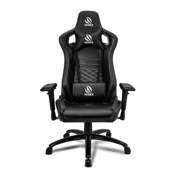 AlphaRex Carbon Fiber Look Racing Style Gaming Reclining Ergonomic Chair | AlphaRex