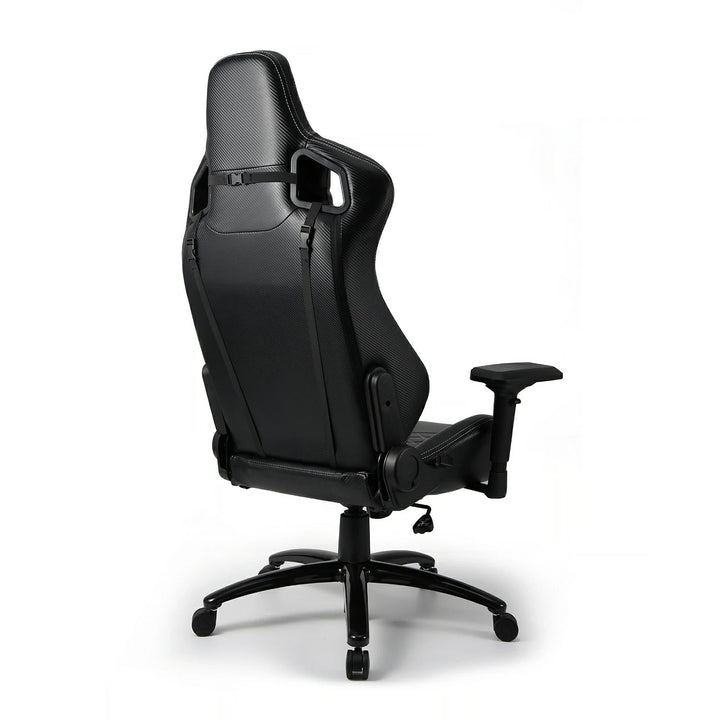 AlphaRex Carbon Fiber Look Racing Style Gaming Reclining Ergonomic Chair | AlphaRex