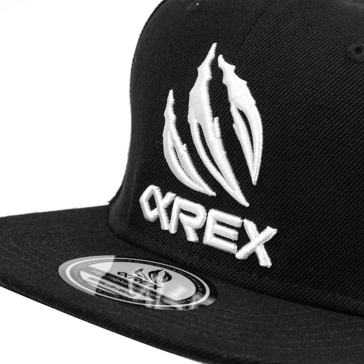 AlphaRex Embroidered Snapback Black & White | AlphaRex