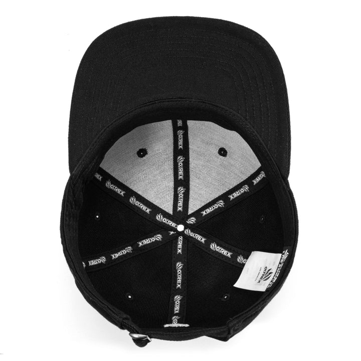 AlphaRex Embroidered Snapback Black & White | AlphaRex